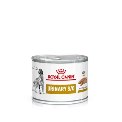 Immagine di ROYAL CANIN Veterinary Urinary S/O Mousse 12 x 200 g Alimento Completo dietetico per Cani può contribuire alla dissoluzione dei calcoli di Struvite proprietà diluizione urinaria