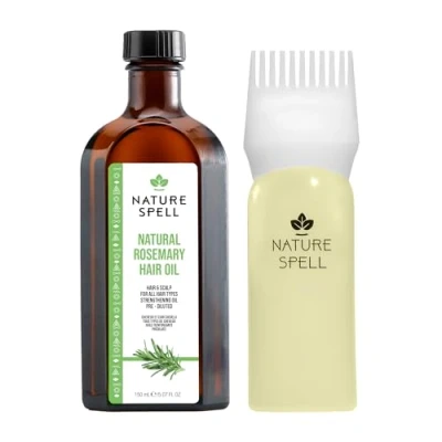 Immagine di Nature Spell olio di rosmarino per capelli con applicatore capelli, 150 ml, la crescita dei tratta i secchi e danneggiati eliminare perdita