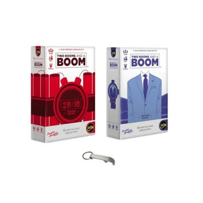 Immagine di Set di 2 camere e un boom Edition blu + edizione rossa versione francese 1 spacchi Blumie (2 Rooms &amp; A Boom)