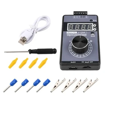 Immagine di Telituny Generatore Di Segnali Corrente Tensione, Portatile Dc 0 10 V 0/4 20 Ma, Display Regolabile A 4 Cifre, Utilizzato Per Plc, Debug Pannelli, Test Apparecchiature