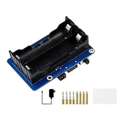 Immagine di ups Hat (B) for Raspberry Pi Uninterruptible Power Supply with I2C Bus Communication,5V Output, up to 5A Current,Multi Battery Protection Circuits