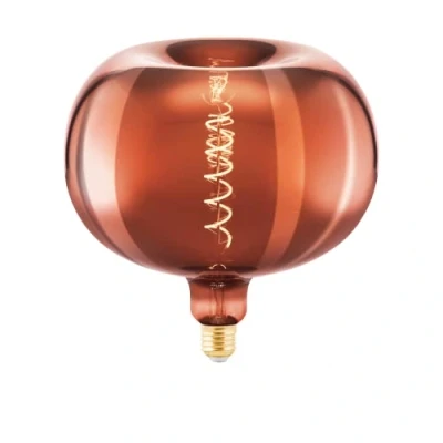 Immagine di EGLO Lampadina LED E27 4W Grande dimensione filamento di mela rame