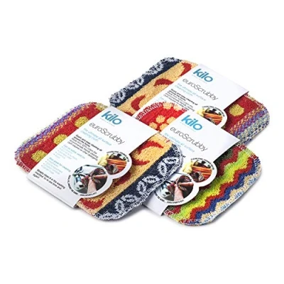 Immagine di Kilo Paglietta lavapiatti antigraffio, Multicolore, 17x13cm Set of 3