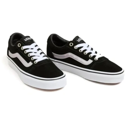 Immagine di Vans Ward Scarpe da Ginnastica Donna, Striscia Laterale Metallizzata Nera, 36 EU