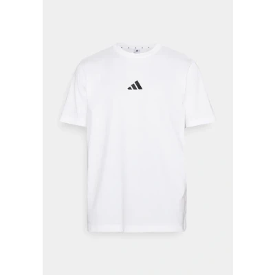 Immagine di adidas Sportswear Essentials Small LOGO Single Tshirt basic, Uomo, Taglia: Small, White/black