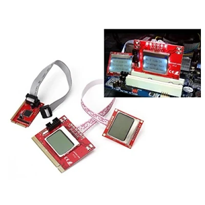 Immagine di KALEA INFORMATIQUE Tester multifunzione per schede madri con schermo LCD. Interfacce laptop e desktop: PCI/Mini PCIe/LPC
