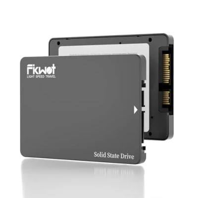 Immagine di Fikwot FX812 512GB SSD SATA III 2,5 6GB/sec, Unità a Stato Solido Interne SSD, velocità di lettura fino 560MB/sec, custodia in alluminio, compatibile con laptop e desktop