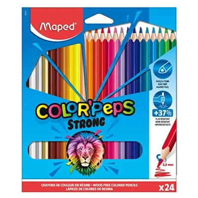 Immagine di MAPED CF24 PASTELLI STRONG COLOR PEPS ASS