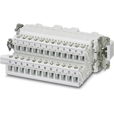 Immagine di HC B 24 A UT PER M Adattatore morsetti Unità di imballaggio industriale Phoenix Contact Contenuto: 5 pz.