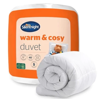 Immagine di Silentnight Piumone invernale caldo e confortevole, 15 Tog, spesso, morbido, ipoallergenico, per letto matrimoniale