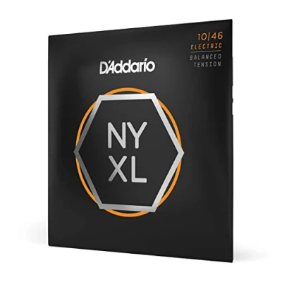 Immagine di d&#039;Addario NYXL1046BT Set per Chitarra Elettrica, Tensione Balanced, 10, Trasparente