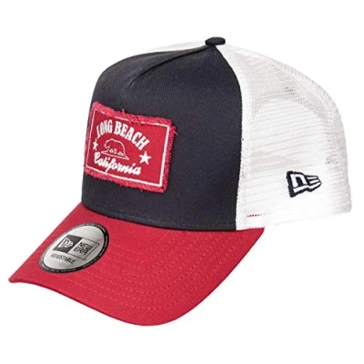 Immagine di New Era Long Beach Patch A Frame Adjustable Trucker cap One Size