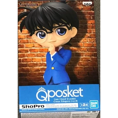 Immagine di Banpresto 196409 Figurina Detective Q Posket Conan Edogawa, 14 cm, Colore Multiple Colors, 4983164178777 Does not apply, One size