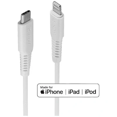 Immagine di LINDY Cavo USB 2.0 Connettore Apple Lightning, Spina C® 0.50 m Bianco 31315