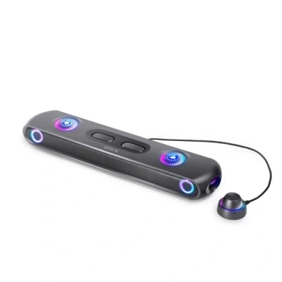 Immagine di OXS Thunder Pro 5.1.2 Soundbar da Gioco, Bassi Migliorati, Connessione multi Dispositivo Bluetooth, Subwoofer integrato, 3 Modalità Gamer, Design Elegante, per PC, Console di Gioco