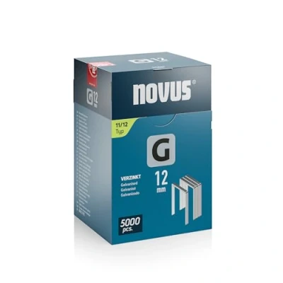 Immagine di Novus Tools 042 0768 Graffette filo piatto tipo 11 5000 pz. Dimensioni (L x L A) 12 10.6 mm