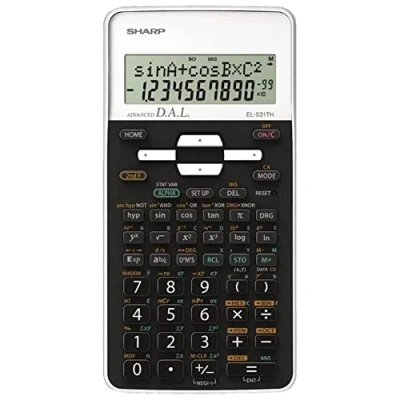 Immagine di Sharp EL 531XH Scientifc Calcolatrice Nero EL531THBWH