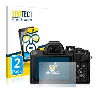Immagine di brotect Pellicola Protettiva per Olympus OM D E M10 Mark IV Protezione Schermo (2 Pezzi) [Trasparente, Anti Impronte]