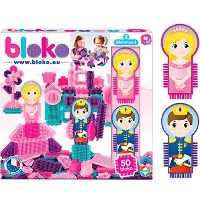 Immagine di BLOKO MBI Principe, Principessa Set di 50 2 Figure Princess, Multicolore, Bloko503538
