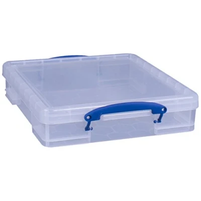 Immagine di Really Useful Contenitore in plastica trasparente, 7 litri, 40 x 35 8,5 cm (lunghezza larghezza profondità)