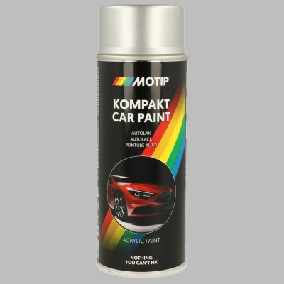 Immagine di MOTIP 55240 Veicolo Vernice combinata 400ml aerosol argento Kompakt silver metallic 12 ml