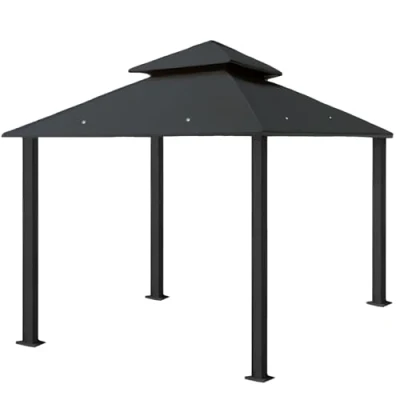 Immagine di fregarten.de Tetto di ricambio per gazebo 3 x m, impermeabile, materiale: PVC Panama Soft 370 g/m² extra forte, modello 6