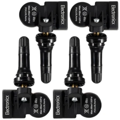 Immagine di Electronicx RDKS TPMS 25789964 4 sensori di pressione pneumatici, valvola in gomma adatta per SRX Savana Antara Mokka