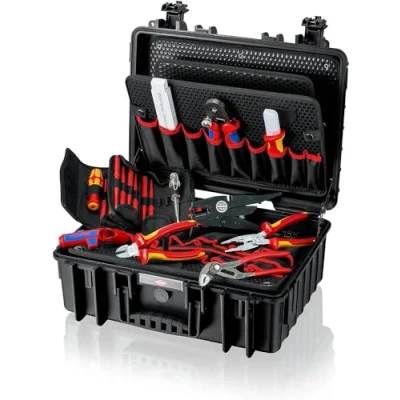 Immagine di Knipex Werk 00 21 35 Valigetta porta utensili con contenuto 25 parti (L x L A) 437 307 172 mm