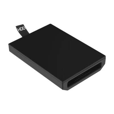 Immagine di Create idea custodia di ricambio per disco rigido, interna compatibile con Xbox 360, sottile, in plastica nera