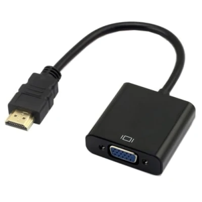Immagine di Chenyang HD 023 038 057 LIST HDMI to VGA Entrée vers sortie femelle projecteurs moniteurs adaptateur PC Portable Noir