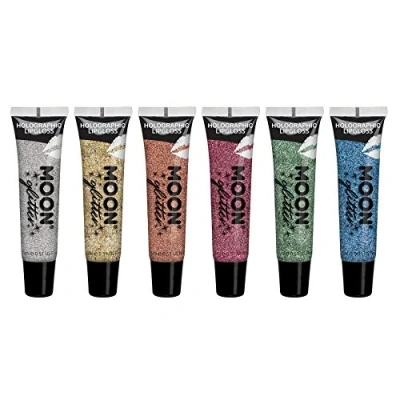 Immagine di Moon Glitter Lucidalabbra olografico glitteroso 15ml Set di 6 colori