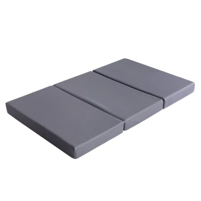 Immagine di Amazon Basics Nozioni di base Medio Materasso pieghevole per ospiti 75 x 195 10 cm in memory foam, Grigio
