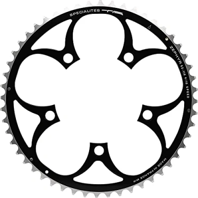 Immagine di Spécialités TA Zephyr Compact 5 Bracci 110pcd 9/10 velocità, Corona Unisex, Nero, Outer 50t