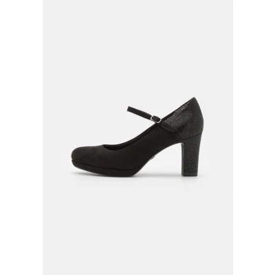Immagine di Tamaris Scarpe con plateau, Donna, Taglia: 41, Black comb Tessuto / sintetico