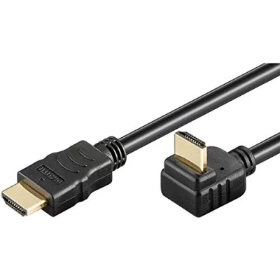 Immagine di PremiumCord Cavo HDMI 4K Alta velocità M/M, 10,2Gbps con Ethernet, Compatibile Video 4K@30Hz, Full HD 1080P, Deep Color, 3D, Arc, HDR, Dolby TrueHD, Connettori Placcati Oro 270, Nero, 5 m