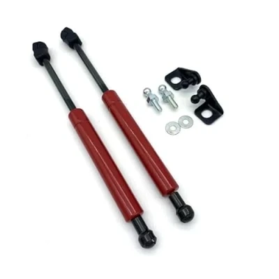 Immagine di Molla A Gas Cofano Motore per Suzuki Jimny JB64 JB74 2019 + 2PCS Ascensore Supporto Copertura Strut Ammortizzatore Asta Ammortizzatore(Rosso)