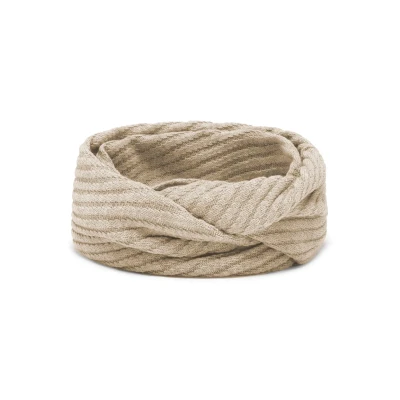 Immagine di Vivisence Invernale Scaldacollo Femminile Alla Moda In Filato Caldo Modello A Giro Doppio Morbido E Confortevole Ideale Per Le Giornate Fredde, Beige,Taglia Unica