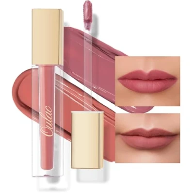 Immagine di Oulac Rossetto opaco, a lunga durata, colore intenso, vegano, 4,5 ml*2 M11+M12