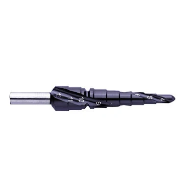 Immagine di Exact 796 / 07021 HSS Punta a gradini 4 12 mm TiAIN Lunghezza totale 80 Alberino 3 facce 1 pz.