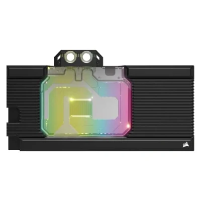 Immagine di Corsair Hydro X Series XG7 RGB 3090 Ti STRIX/TUF Waterblock Per GPU ASUS ROG STRIX e TUF Gaming GeForce RTX (Dissipatore con piastra di raffreddamento in rame nichelato) Nero