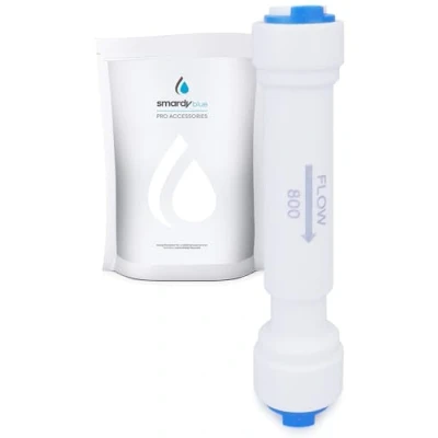 Immagine di smardy Limitatore del Flusso d&#039;Acqua 800CC Flow Restrictor per Tubo dell&#039;Acqua 1/4&quot; (6,35mm) Osmosi Inversa, Filtro dell&#039;Acqua, Frigorifero Side by