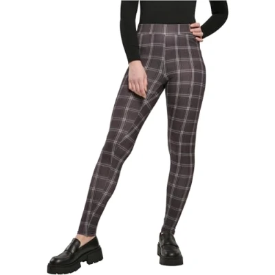 Immagine di Urban Classics SOFT AOP Leggings, Donna, Taglia: 3XL, Blackcheck