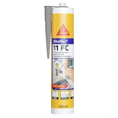 Immagine di Sika Sikaflex 11 FC Purform, Grigio Adesivo universale elastico Sigillante Per giunti e materiali edili interni ed esterni 300ml
