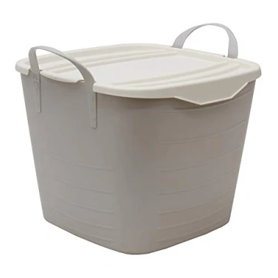 Immagine di JVL Funktional Contenitore con Coperchio, Grey, Medium