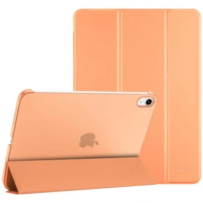 Immagine di ProCase Cover iPad 10 Generazione 10,9 Pollici 2022, Custodia [A2696 A2757 A2777] Sottile Leggera Auto Sveglia/Sonno Arancio