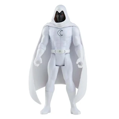 Immagine di Marvel Hasbro Legends Series, Retro 375 Collection, Marvel&#039;s Moon Knight, action figure collezionabile da 9,5 cm, dai 4 anni in su, Multi, F3823