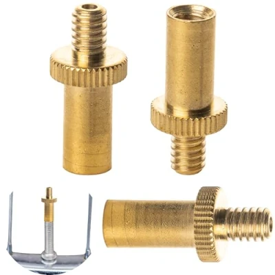 Immagine di adattatore valvola per bici, pacco da 3, SV a DV, Tappo Sclaverand su Dunlop, Anello di tenuta extra, Idoneo pompe standard o compressori d’aria ruote auto e bici