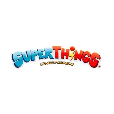 Immagine di SUPERTHINGS Latta Gold Series Power Machines Contiene le figure speciali, l&#039;ultra cerchio (Doctor Volt), 2 leader d&#039;oro, 6 capitani d&#039;argento e veicoli PowerJets