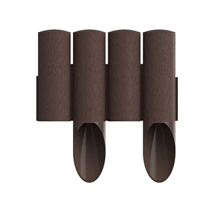 Immagine di Cellfast Palizzata per Prato da Giardino, 4 Standard, Verde, 14,5 cm x 2,3 m, Struttura in Legno, Resistente ai Raggi UV e al Gelo, Durata del Colore, 34 042
