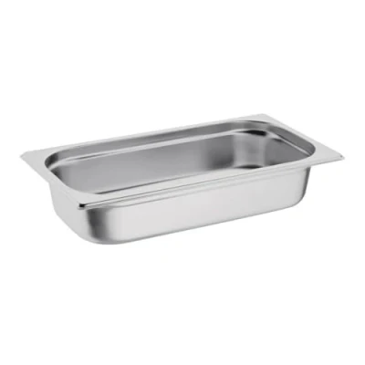 Immagine di Vogue K929 Contenitore per alimenti in acciaio INOX, 1/3, 2,5 l, 65 mm, colore: Argento